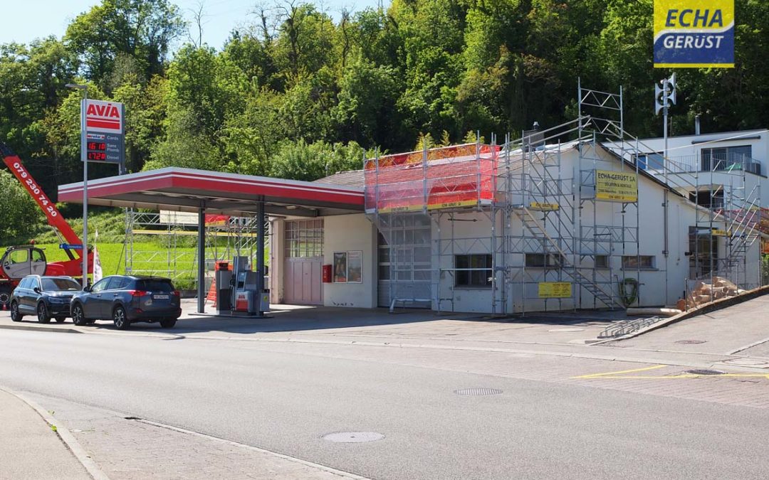 Vallamand – Les Chenevrières – station essence Avia